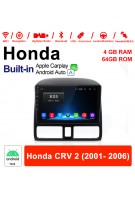 9 Zoll Android 10.0 Autoradio / Multimedia 4GB RAM 64GB ROM Für Honda CRV 2 2001- 2006 Mit DSP Built-in Carplay Android Auto