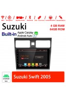 10 Zoll Android 10.0 Autoradio / Multimedia 4GB RAM 64GB ROM Für Suzuki Swift 2005 Mit DSP Built-in Carplay Android Auto