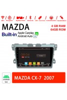 9 Zoll Android 10.0 Autoradio / Multimedia 4GB RAM 64GB ROM Für MAZDA CX-7 2007 Built-in Carplay