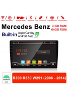9 Zoll Android 10.0 Autoradio / Multimedia 4GB RAM 64GB ROM Für Mercedes BENZ R300 R350 W251 2006 - 2014  Mit DSP Built-in Carplay Android Auto