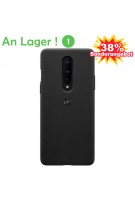 OnePlus 8 Sandstone Bumper Case - Schwarz