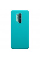 OnePlus 8 Pro Sandstone Bumper Case - Cyan
