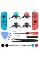 3D Analog Joy Con Joystick Daumen Stäbchen Sensor Ersatz Zubehör für Nintendo Switch Joy Con Controller mit Werkzeugsatz