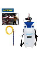 AUTOOL 5L Öl Flüssigkeit Füllung Ausrüstung Kit Öl Flüssigkeit Dunst Füllung Spritze Flasche Transfer für Auto Lkw & Manometer