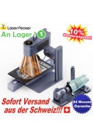 LaserPecker 4 Deluxe Dual Laser Engraver inklusive Rotary Extension + Slide Extension