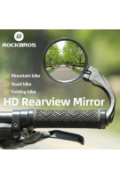 ROCKBRSO HD Ansicht MTB Rennrad Spiegel 360 Winkel Einstellbar Lenker Breite Palette Rückspiegel Für Motorrad Zubehör