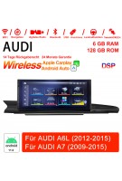Qualcomm Snapdragon 685 8 Core Android 13.0  Autoradio / Multimedia 8GB RAM 128GB ROM Für AUDI A6L 2012-2015/AUDI A7 2009-2015 Built-in CarPlay