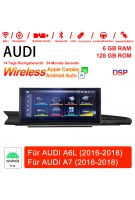 Qualcomm Snapdragon 685 8 Core Android 13.0  Autoradio / Multimedia 8GB RAM 128GB ROM Für AUDI A6L 2016-2018/AUDI A7 2016-2018 Built-in CarPlay
