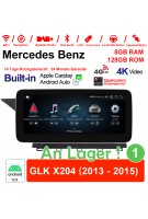 Snapdragon 665 8 Core Android 12.0 4G LTE Autoradio / Multimedia 8GB RAM 128GB ROM Für Benz GLK X204 2013 - 2015 Built-in CarPlay