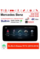 9 Zoll Snapdragon 685 8 Core Android 13.0 Autoradio / Multimedia 8GB RAM 128GB ROM Für Benz SL/SLC-Klasse R172 2016-2019 Built-in CarPlay