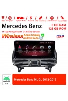 12.3 Zoll Snapdragon 685 8 Core Android 13 4G Autoradio / Multimedia 8GB RAM 256GB ROM Für Benz ML/GL-Klasse 2012-2015 Built-in CarPlay