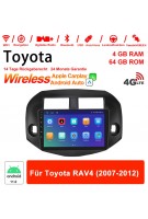 10 Zoll Android 11.0 4G LTE Autoradio / Multimedia 4GB RAM 64GB ROM Für Toyota RAV4 2007-2012 Built-in Carplay / Android Auto