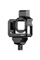 Ulanzi G9-5 Metall Käfig für Gopro Hero 9 Rahmen Gehäuse Fall Mit Dual Kalt Schuh Kamera Verlängern 52MM Filter mic adapter Schutzhülle