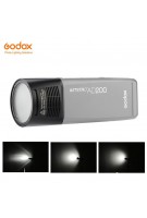  Godox H200R Ring Flash Head Separation Verlängerungskopf Tragbar mit Spiral Flash für Godox AD200 Flash