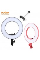 Godox LR180 27 W Ring LED Video Licht Kalt Farbe Temperatur mit Weiß Licht-vorbei Bord Telefon Halter für live-Shooting