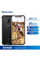 Blackview 2019 Neue BV9600 Wasserdichte Handy Helio P70 Android 9.0 4GB + 64GB 6,21 "19:9 AMOLED 5580mAh Robuste Smartphone Silber