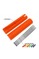 Motorrad Kunststoff Gabel Stiefel Anti Staubschutzhülle Faltenbalg  für KTM EXC EXCF SX SXF SXS XC XCF XCW XCFW 125 150 250 350 450 530