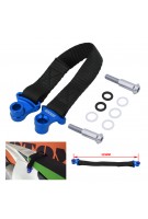 Motorrad blau 325MM hinterer Rettungsgurt Zuggurt für YAMAHA YZ250F YZ450F YZF250 YZF450 2014 2015 2016 2017 2018 2019 Dirt Bike