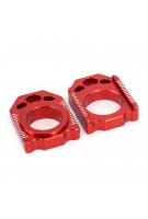 Motorrad BILLET ALUMINIUM HINTERKETTEN EINSTELLER ACHSENBLÖCKE FÜR HONDA CR125 CR250 CRF250R CRF250X CRF250 CRF450 R X CRF450R CRF450X