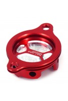 Motorrad Aluminium CNC Billet Ölfilterdeckelabdeckung Für HONDA CRF250R CRF 250R 2010 2011 2012 2013 2014 2015 2016 2017