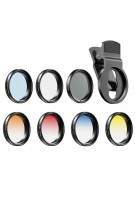 APEXEL APL-37UV-7G Professionelles 7-Zoll-Telefonfilter-Kit mit Messlinsen 