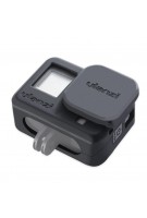 Ulanzi G8-3 Schutzhülle für die weiche Silikon Kamera mit Kamera Objektivkappe Droproof Vlogging Case Cage Kit Kompatibel mit GoPro Hero 8 Black