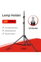 Fotografie Fotostudio Aluminiumlegierung lampe Licht Stehen 1/4 Schraube Leichtes stativ für Godox Softbox Video Flash