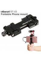 Ulanzi ST-03 Metall Telefon Stativhalterung mit kaltem Schuh Universal Clip Halter für SmartPhone Mikrofon Licht