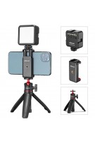 Ulanzi ST-07 Vlog Kit Mini LED Video Licht Erweiterbar Stativ Kalten Schuh Telefon Montieren Vlog Mount Kit Youtube Live Zubehör
