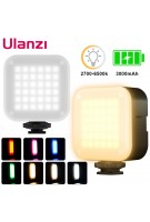 Ulanzi U-Bright Mini LED Video Beleuchtung 2700k-6500k 7,5 W mit 6 Farben RGB Wirkung filter Für fotografie Vlog Füllen Licht