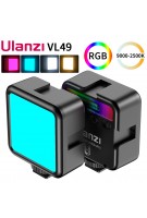 Ulanzi VL49 Mini RGB LED Video Licht 2700K-9000K Auf Kamera Füllen Licht Fotografie Beleuchtung Live tiktok Vlog Licht lampe