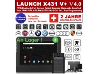 LAUNCH X431 V+ V4.0 OBD2 EOBD Diagnosegerät Diagnose Werkzeuge WiFi Bluetooth Android Full System OBD2 Scanner Scann-Tool und 10.1