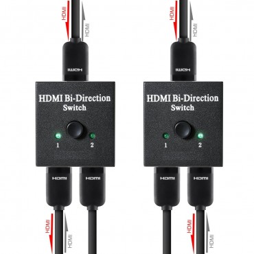 BK-Q3 HDMI Bi-Direction Switch 1X2 / 2X1 Supports 3D And HDCP Passthrough