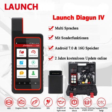 NEU Launch X431 Diagun IV Auto Full System-Diagnose-Tool Unterstützung Bluetooth/Wifi mit 2 Jahr Freies Update