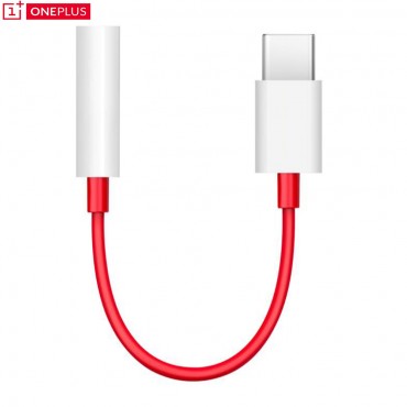 Original Oneplus 6T Typ-C Männlichen zu 3,5mm Weibliche Audio Adapter usb C zu 3,5 Kopfhörer Converter