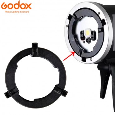 Godox AD-CS Bowens Mount Adapter Festen Ring für Godox AD600B AD600BM für Godox AD-H600B AD-H1200B Tragbare Flash-Kopf