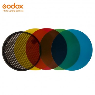 Godox Ad-s11 Witstro Blitz Speedlite Zubehör Godox Ad180 Ad360 AD200 Filter mit für Farbe (Rot, blau, grün, gelb)