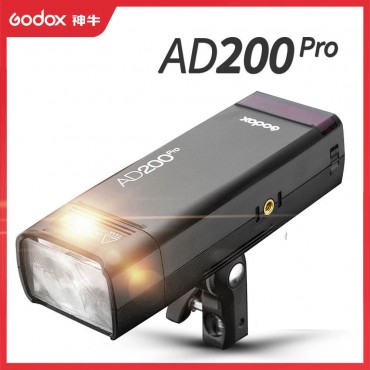 Godox AD200Pro Outdoor Flash-Licht 200Ws TTL 2,4G 1/8000 HSS 0,01-1,8 s Recycling 2900mAh Batterie 