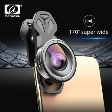 APEXEL HD 170 grad super weitwinkel objektiv Kamera optische Linsen optic telefon objektiv für iPhonex xs max xiaomi alle smartphone