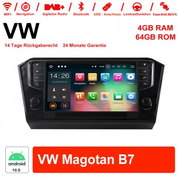 9 Zoll Android 10.0 Autoradio / Multimedia 4GB RAM 64GB ROM Für VW Magotan B7