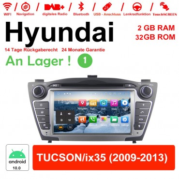 7 Zoll Android 10.0 Autoradio / Multimedia 2GB RAM 32GB ROM Für Hyundai TUCSON/ix35 Mit WiFi NAVI Bluetooth USB