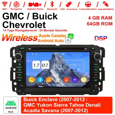 7 Zoll Android 12.0 Autoradio / Multimedia 4GB RAM 64GB ROM Für GMC sierra Yukon Savana Denali/Buick Enclave/Chevrolet HHR Tahoe ... Mit WiFi NAVI Bluetooth USB