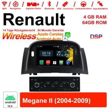 7 Zoll Android 12.0 Autoradio / Multimedia 4GB RAM 64GB ROM Für RENAULT Megane II Mit WiFi NAVI Bluetooth USB