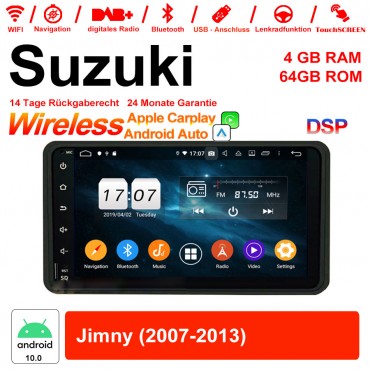 7 Zoll Android 12.0 Autoradio / Multimedia 4GB RAM 64GB ROM Für Suzuki Jimny 2007-2013 Mit WiFi NAVI Bluetooth USB