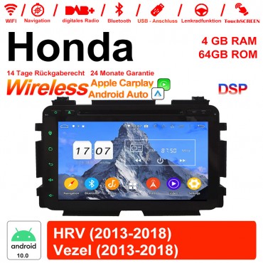 8 Zoll Android 12.0 Autoradio / Multimedia 4GB RAM 64GB ROM Für Hyunda HRV 2013-2018 Vezel 2013-2018 Mit WiFi NAVI Bluetooth USB