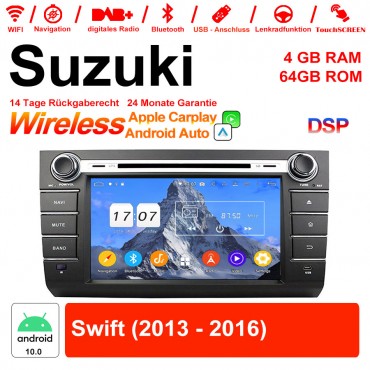 8 Zoll Android 12.0 Autoradio / Multimedia 4GB RAM 64GB ROM Für Suzuki Swift 2013 2014 2015 2016 Mit WiFi NAVI Bluetooth USB