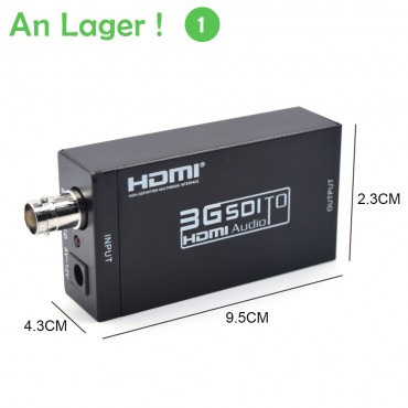 Neu 3G-SDI auf HDMI Video Audio Konverter Portofrei!