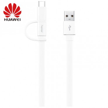 Original Huawei Honor AP55 Micro USB & Type C 2 In 1 Kabel Ladedatenkabel