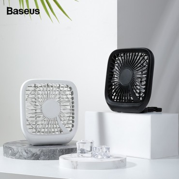 Baseus Auto Fan Kühler Faltbare Schweigen Fan Für Auto Rücksitz Klimaanlage 3 Geschwindigkeit Einstellbar Mini USB Fan Schreibtisch