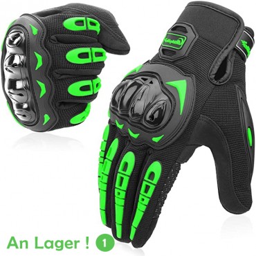 Motorrad Handschuhe, Touchscreen Motorradhandschuhe für Motorradrennen, Mountainbike, Motorcross, Klettern, Wandern und andere Outdoor Sportarten und Aktivitäten